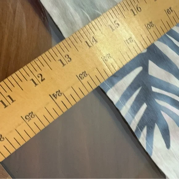 CHARLIE B Pink and Blue Leaf Print Blouse - Picture 5 of 8